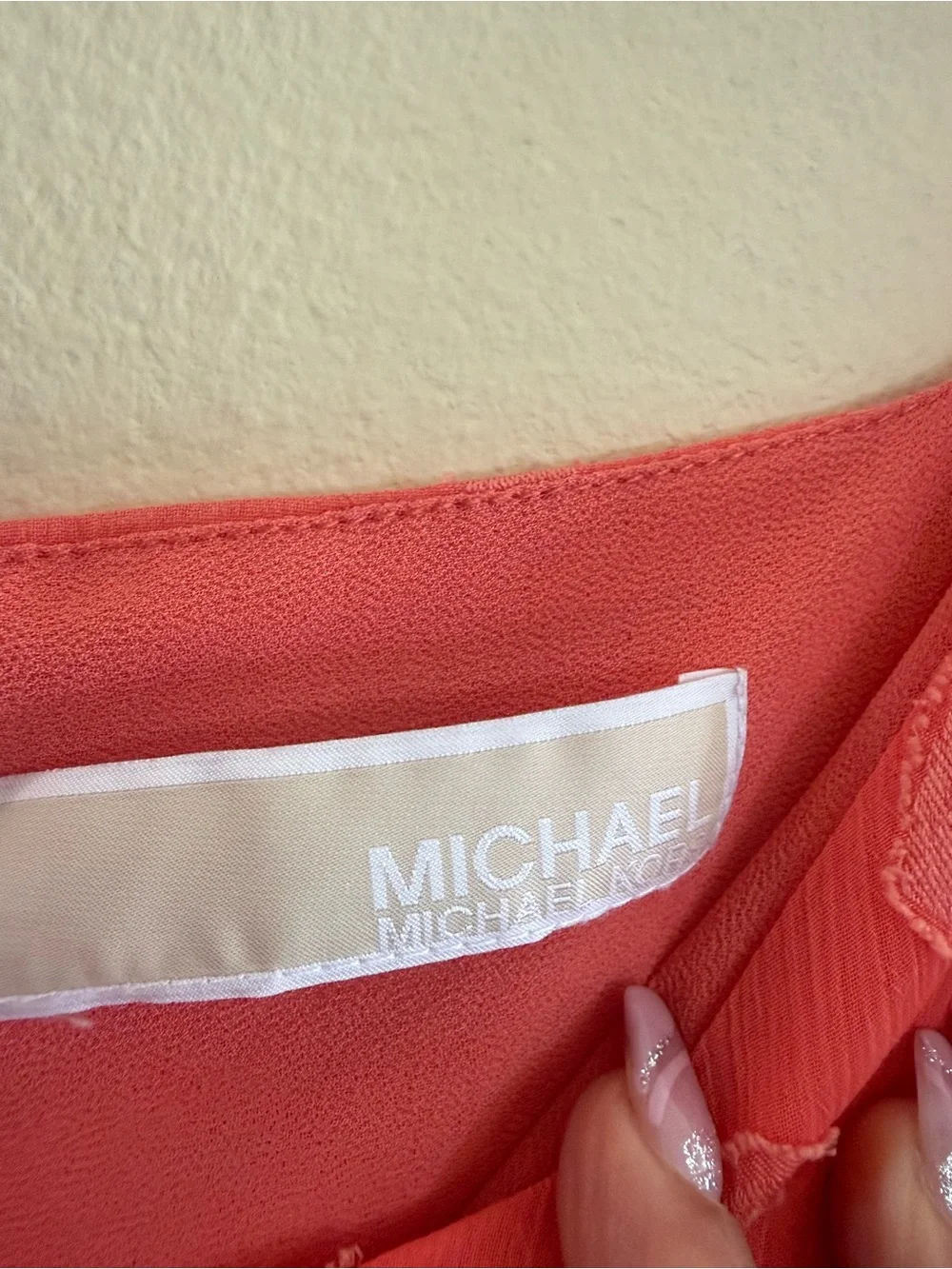 MICHAEL Michael Kors Coral Strapless Jumpsuit